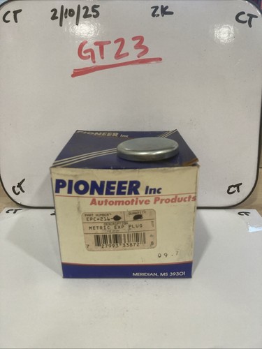 Pioneer engine expansion plug - pioneer,