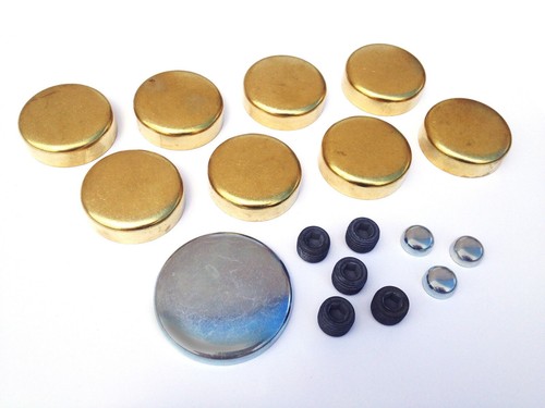 Sbc chevy brass freeze frost - sbc,